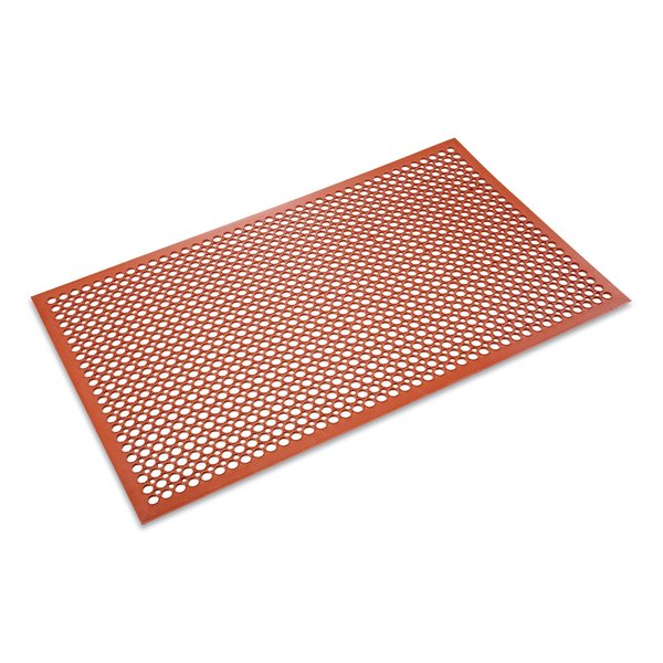 Crown Matting Technologies Anti-Fatigue Mat, Terracotta, 60" L x WS CT35TC